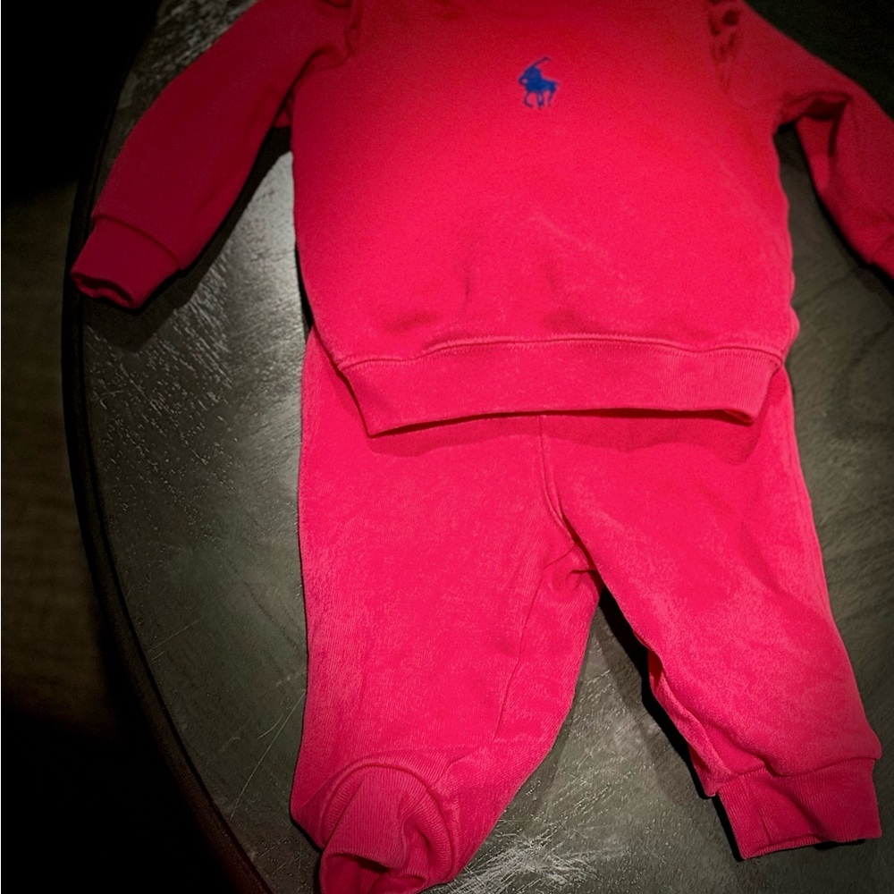 Ralph Lauren Kids Red Sweatpants